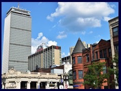 Prudential Tower, Sheraton, townhouses